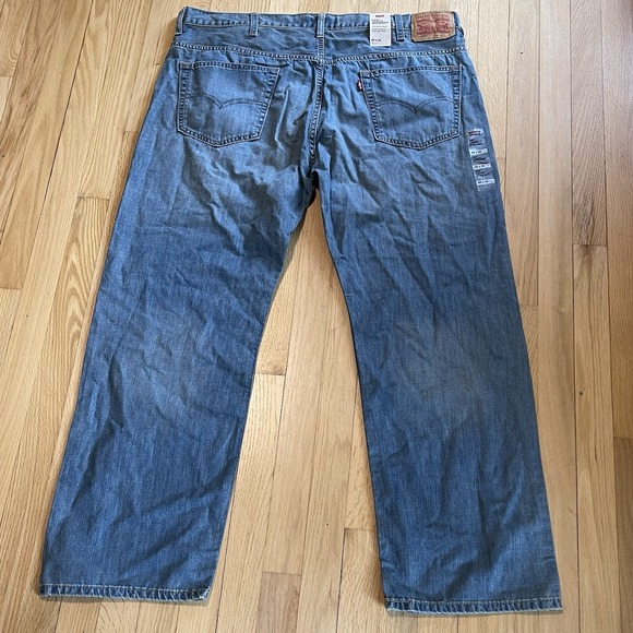 Levi's 569 Loose Straight Fit Jeans Men's 40x32 Medium Wash Western Cowboy 60$ - Picture 5 of 6